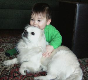 Jonah and Bianca having fun